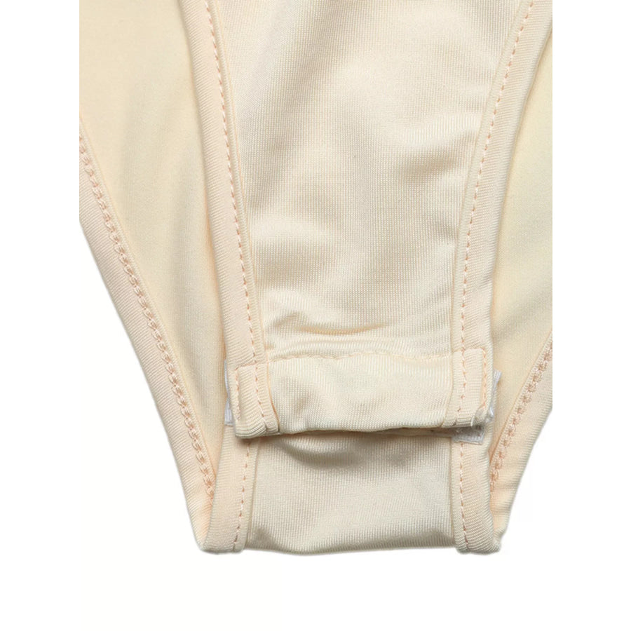 Pearl Trim Satin Bodysuit Apparel and Accessories