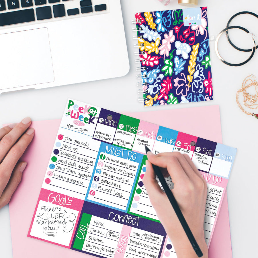 Peek at the Week® Weekly Planner Pad Pads