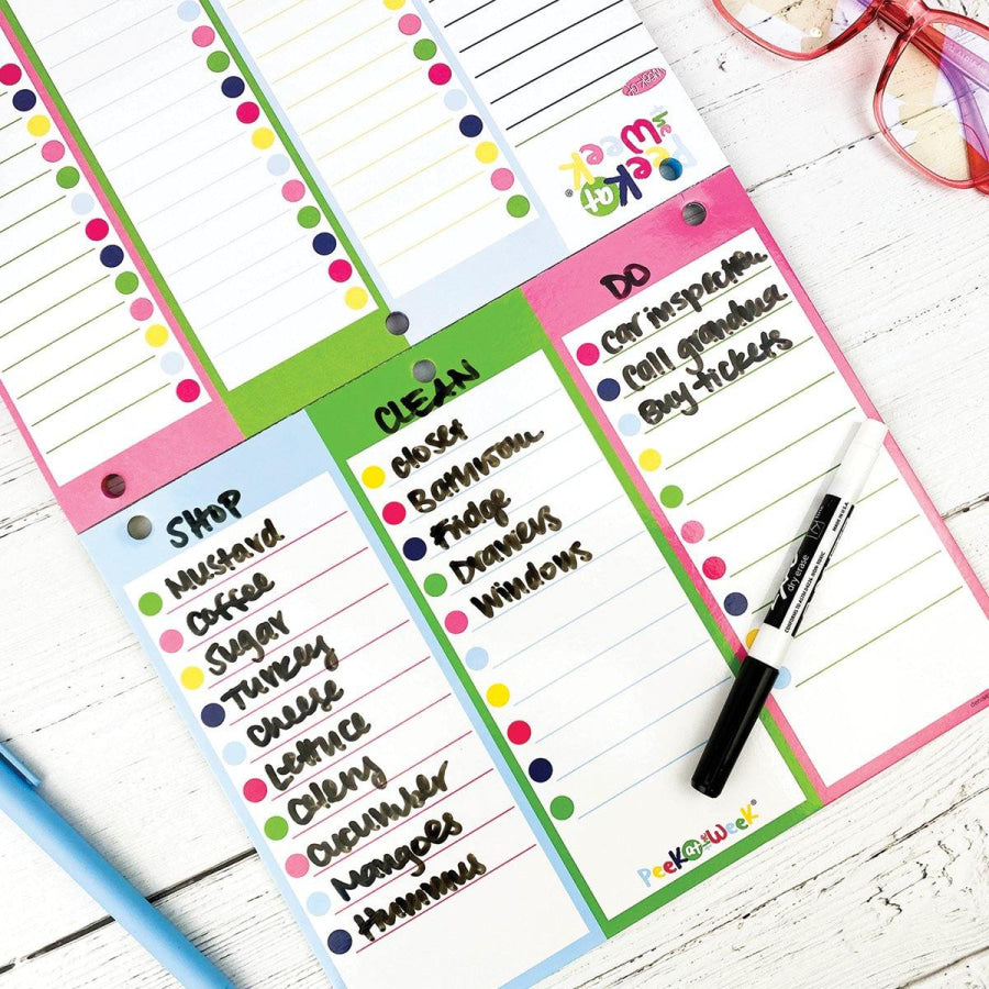 Peek at the Week® Weekly Planner Pad Pads