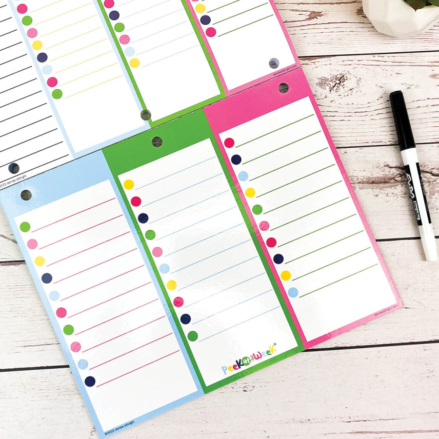 Peek at the Week® Weekly Planner Pad | Simple Cheery Week Pads