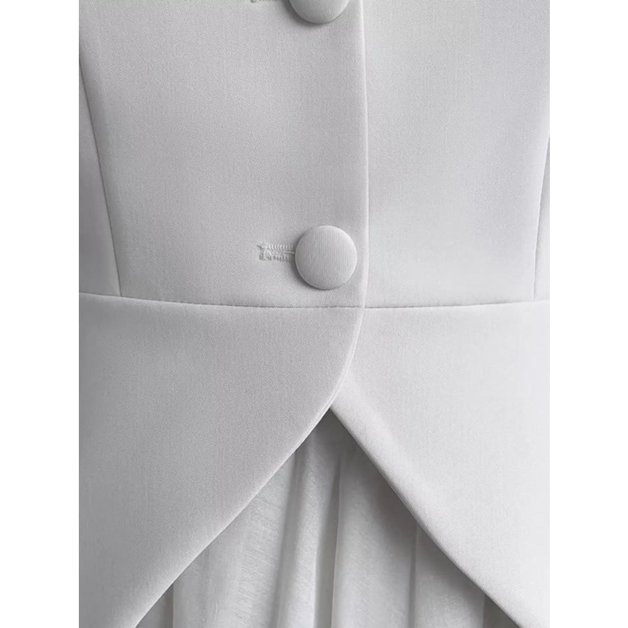 Peplum Vest and Bubble Skirt Set Apparel and Accessories