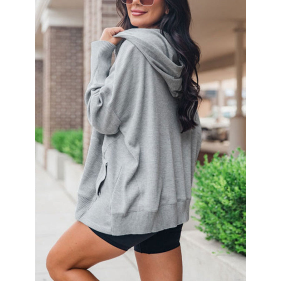 Perfee Half Snap Long Sleeve Hoodie Apparel and Accessories