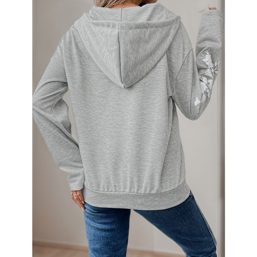 Perfee Half Zip Long Sleeve Hoodie Apparel and Accessories