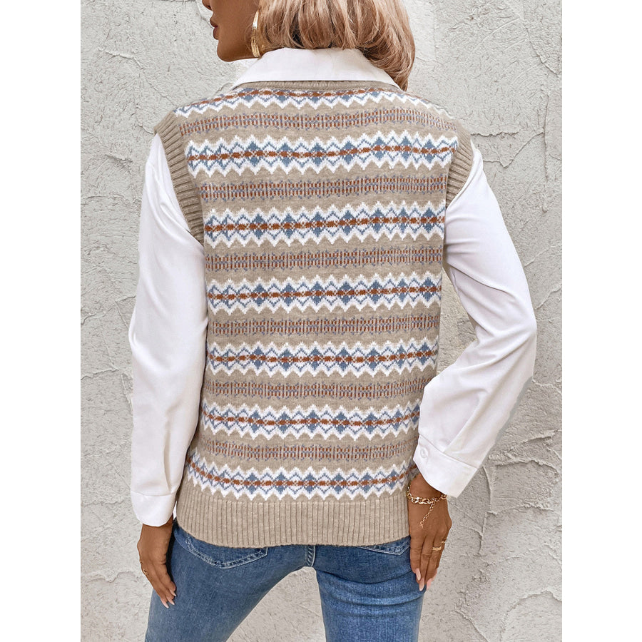 Perfee V-Neck Sweater Vest Apparel and Accessories