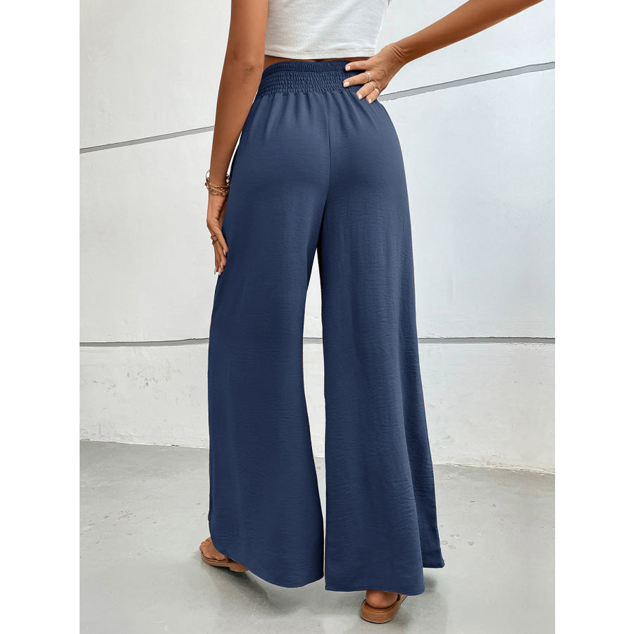 Perfee Wide Leg Pants with Pockets Apparel and Accessories