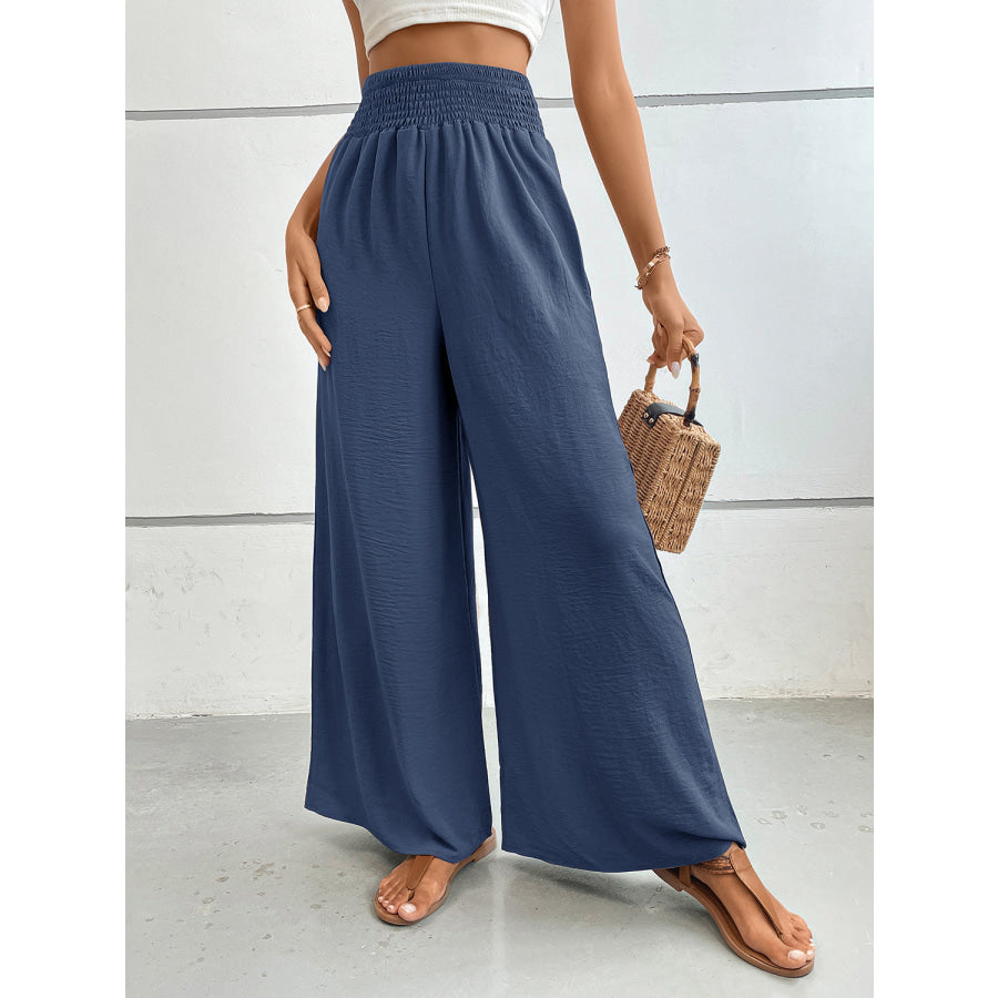 Perfee Wide Leg Pants with Pockets Apparel and Accessories