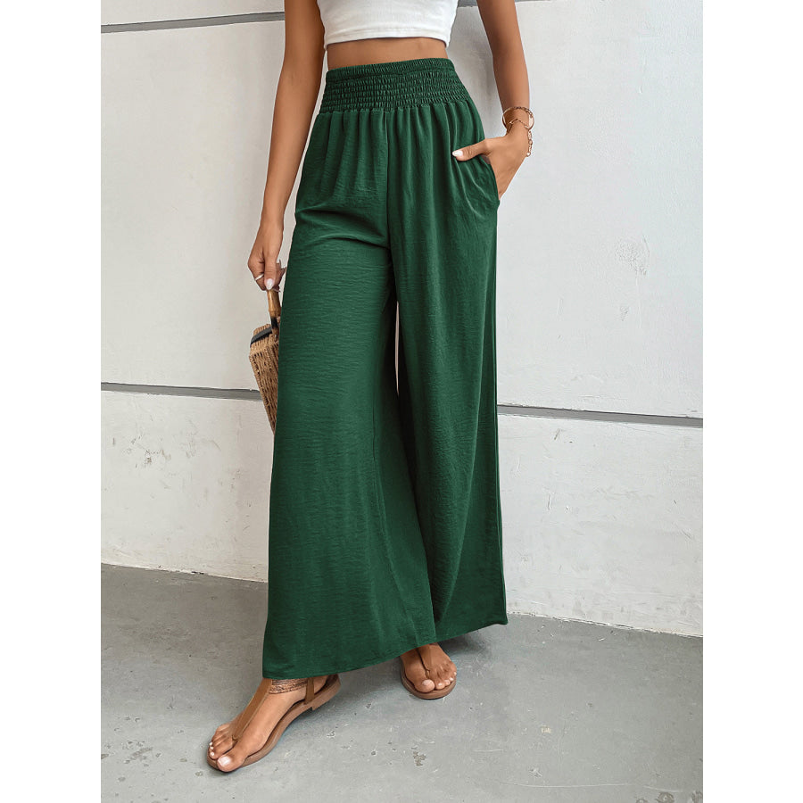 Perfee Wide Leg Pants with Pockets Apparel and Accessories