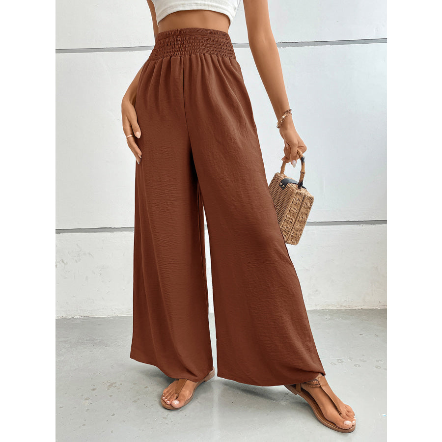 Perfee Wide Leg Pants with Pockets Apparel and Accessories