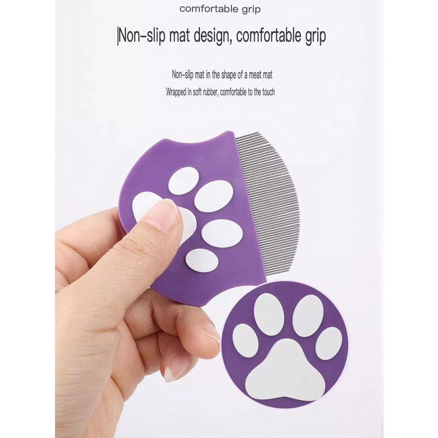 Pet Facial Detail Comb Apparel and Accessories