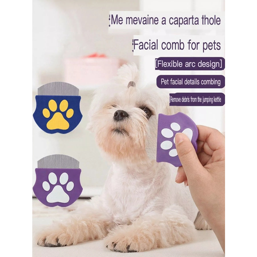 Pet Facial Detail Comb Apparel and Accessories