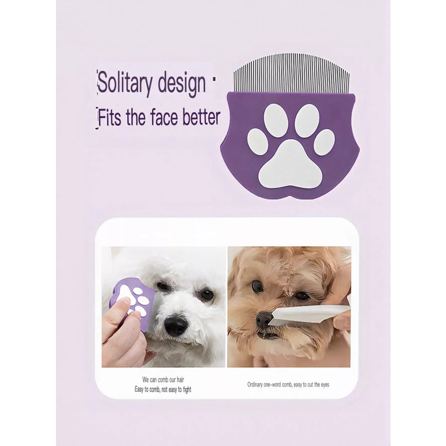 Pet Facial Detail Comb Apparel and Accessories