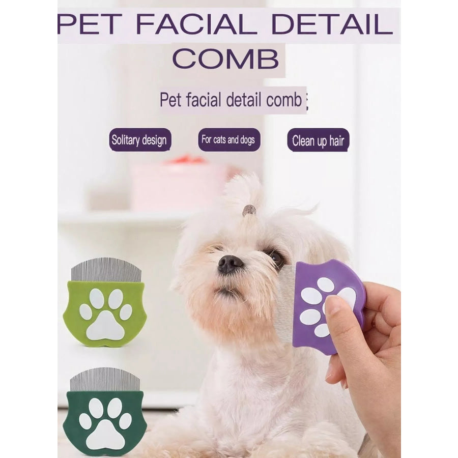 Pet Facial Detail Comb Serene Purple / S Apparel and Accessories