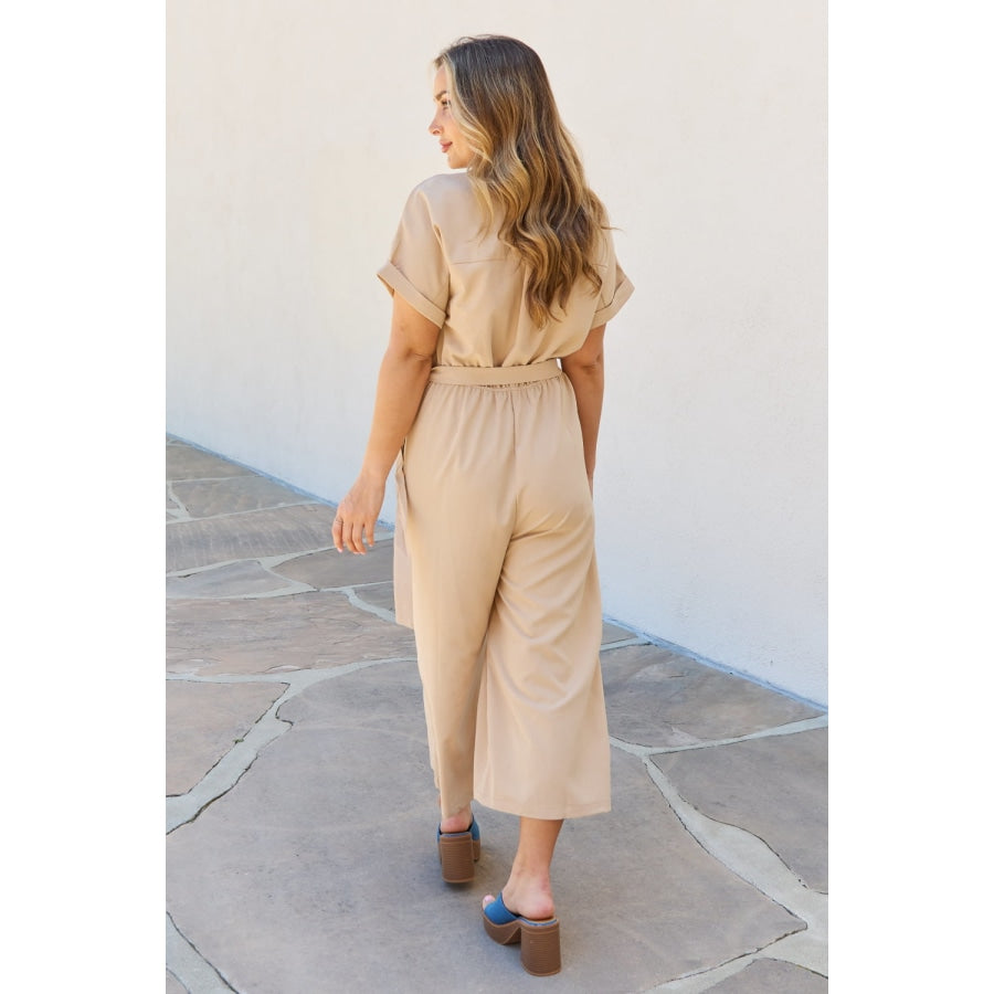 Petal Dew All In One Full Size Solid Jumpsuit