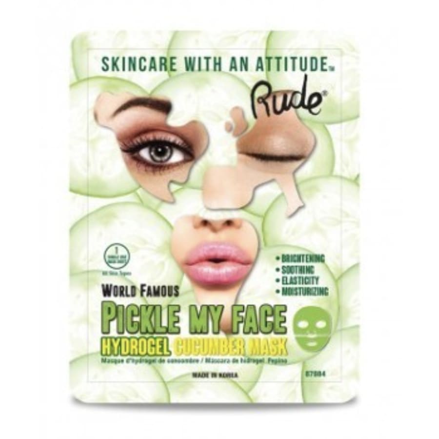 NEW! Pickle My Face Hydrogel Cucumber Mask Sheet Mask