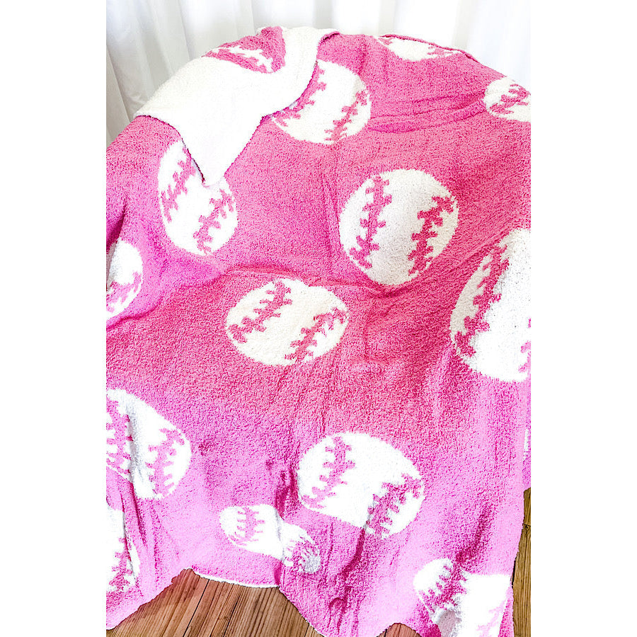 Pink Baseball Luxury Blanket Bundle WS 600 Accessories