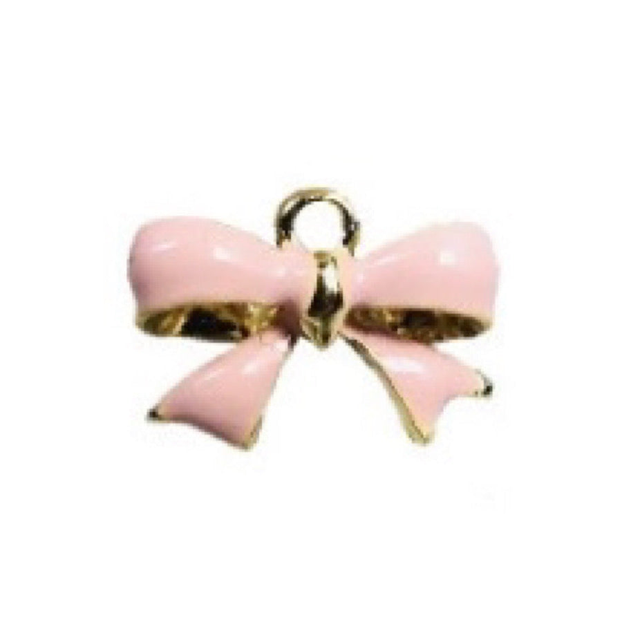 Pink Bow Charm WS 630 Jewelry
