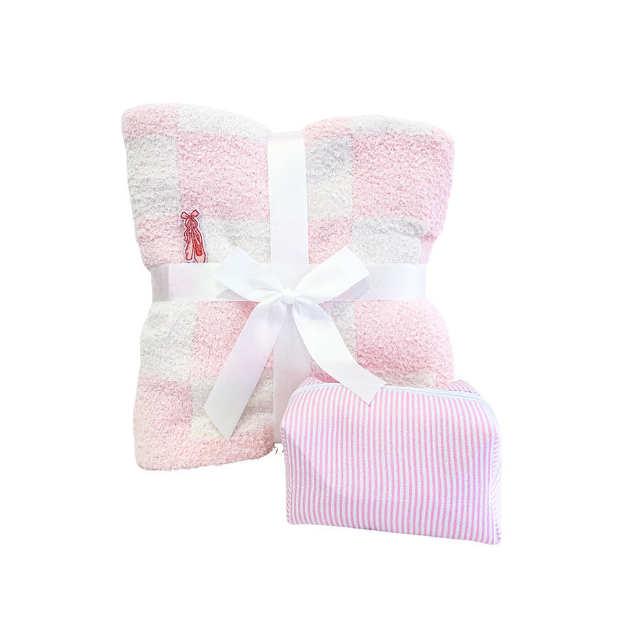 Pink Check Luxury Blanket Bundle WS 600 Accessories