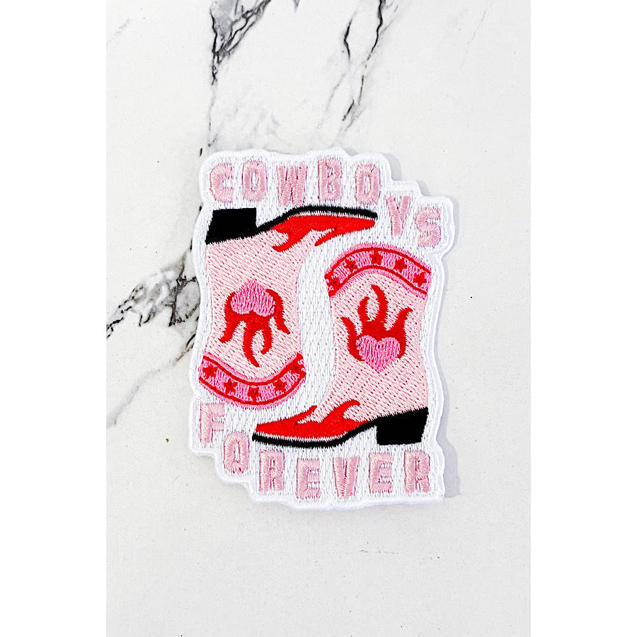 Pink Cowboys Forever Embroidered Patch - ETA 4/29 WS 600 Accessories