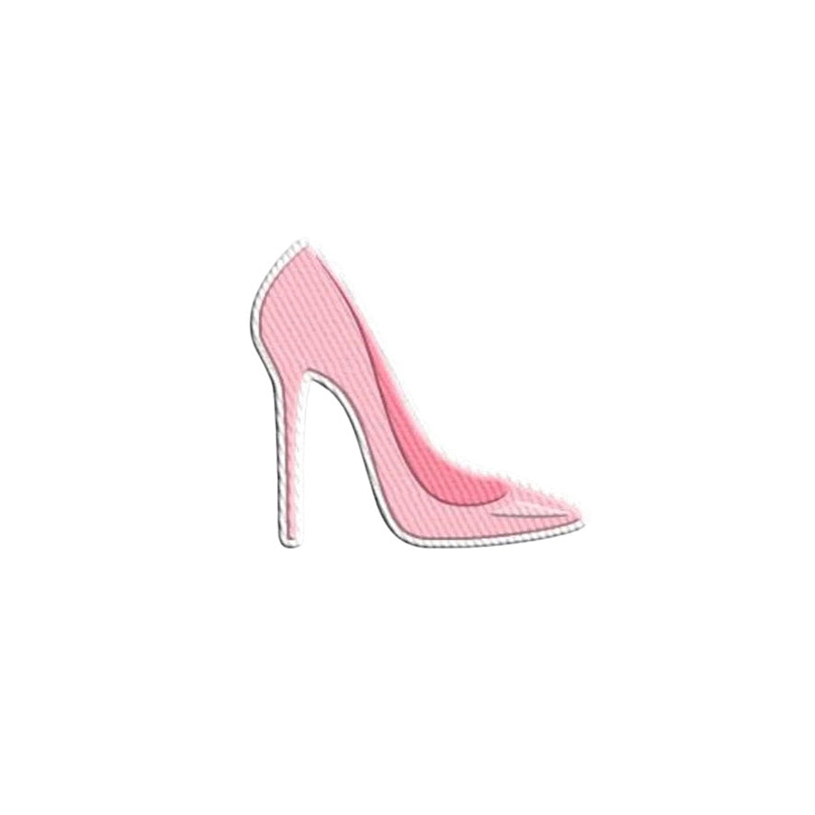 Pink Heel Embroidered Patch WS 600 Accessories