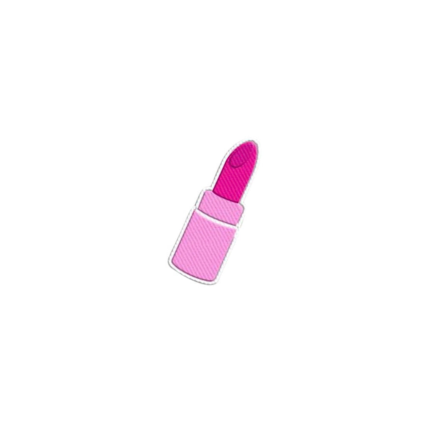 Pink Lipstick Embroidered Patch WS 600 Accessories