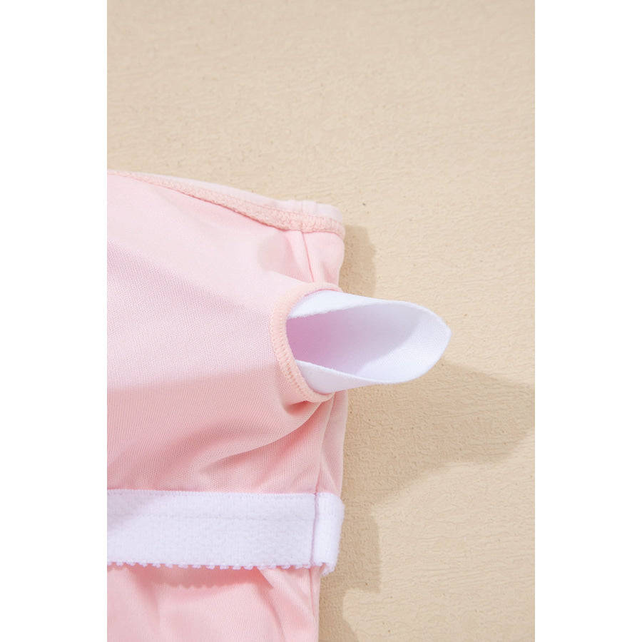 Pink Plus Size Build-in Shorts Sleeveless Dress With Short Two Piece Set Plus Size/Plus Size Loungewear