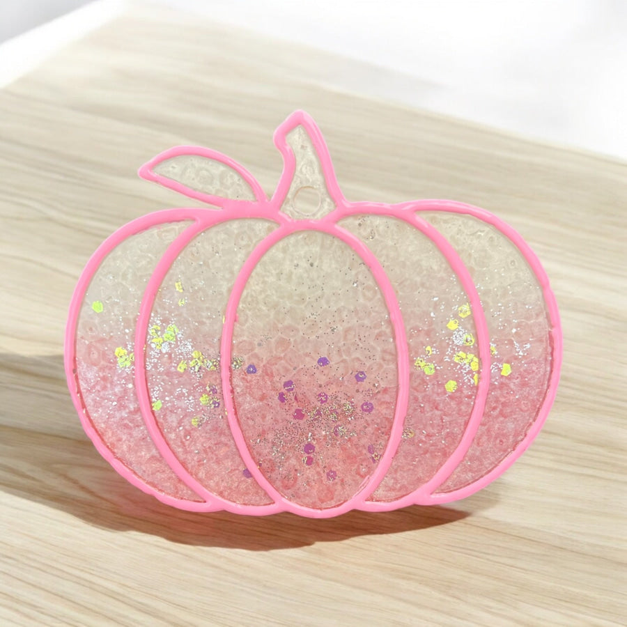 Pink Sparkle Pumpkin Freshie