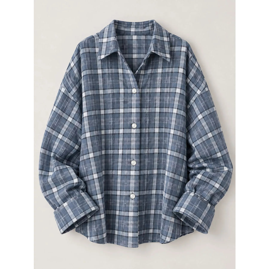 Plaid Button Up Shirt Apparel and Accessories