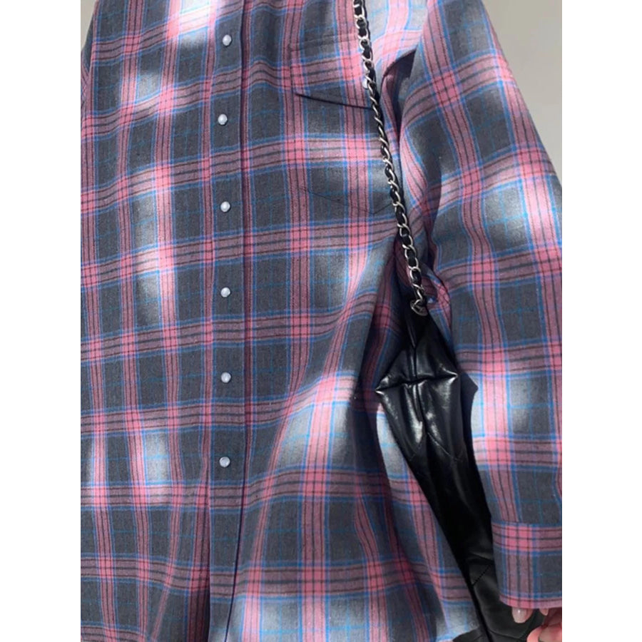 Plaid Button Up Shirt Apparel and Accessories