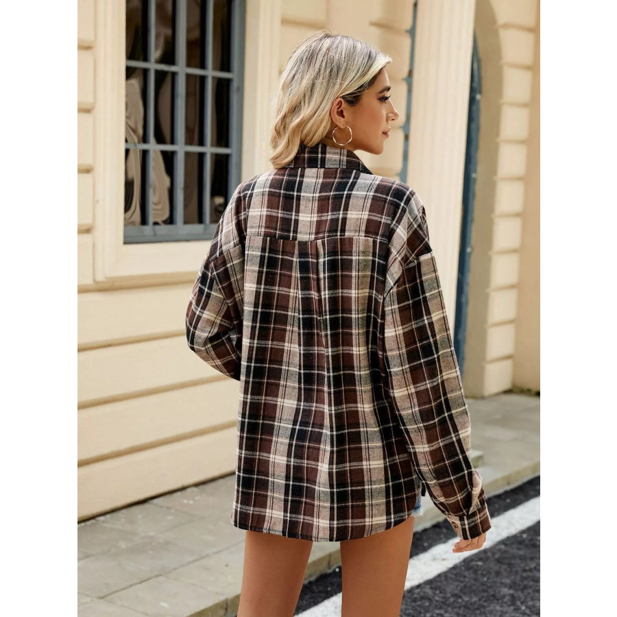 Plaid Button Up Shirt Apparel and Accessories
