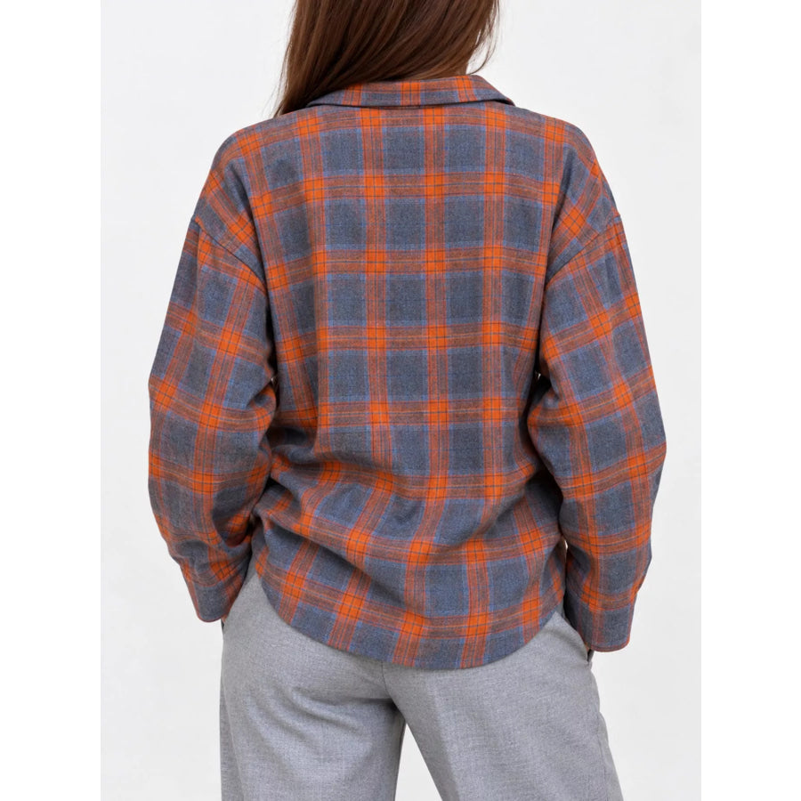 Plaid Button Up Shirt Apparel and Accessories