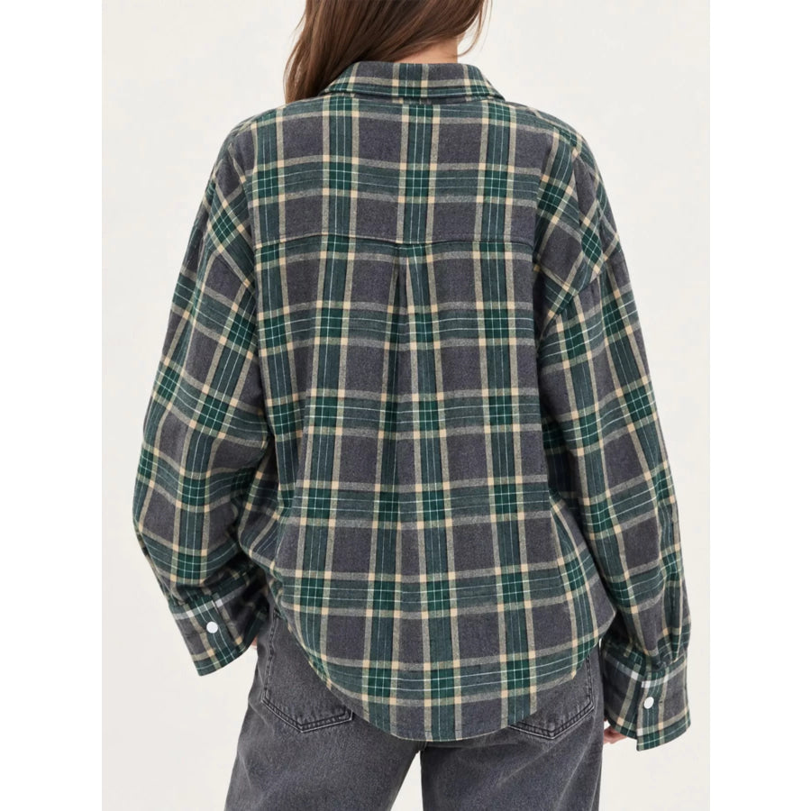 Plaid Button Up Shirt Apparel and Accessories