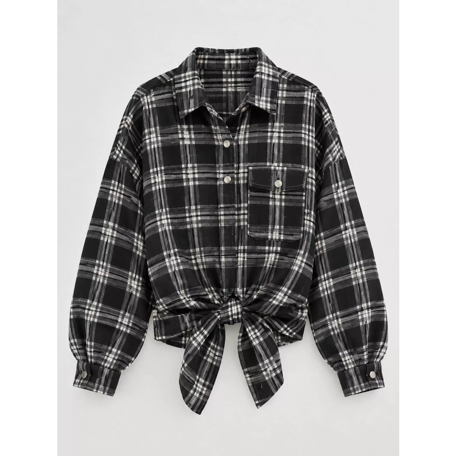 Plaid Button Up Shirt Apparel and Accessories