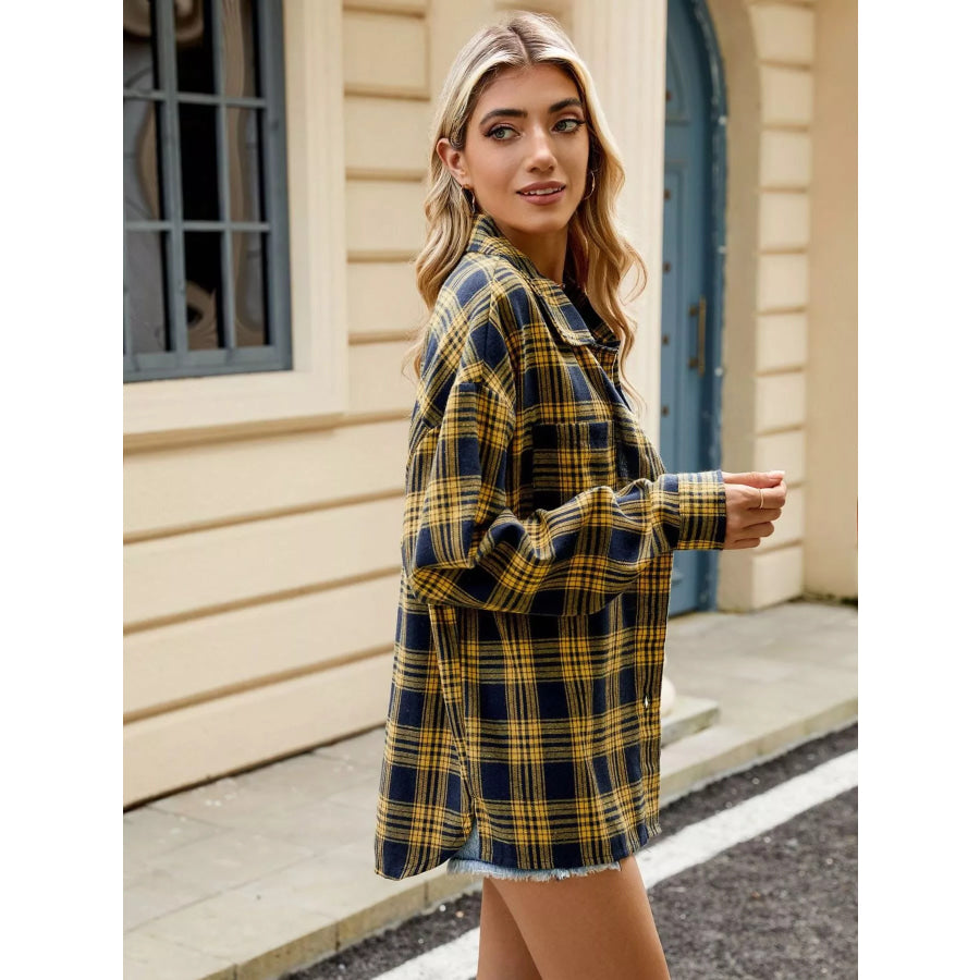 Plaid Button Up Shirt Apparel and Accessories