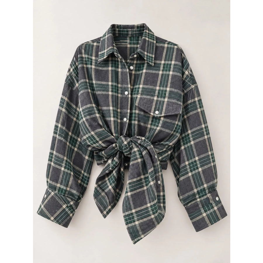 Plaid Button Up Shirt Apparel and Accessories