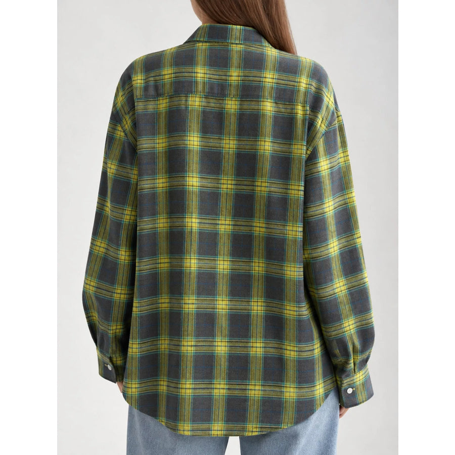Plaid Button Up Shirt Apparel and Accessories