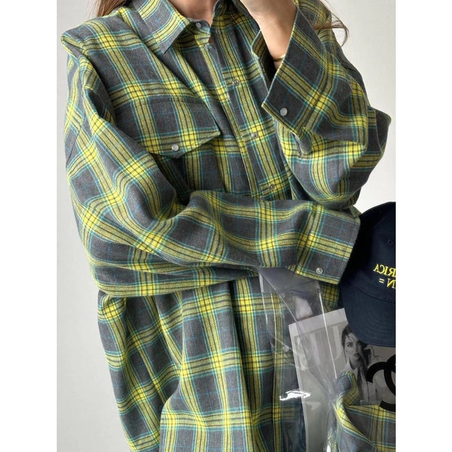 Plaid Button Up Shirt Apparel and Accessories