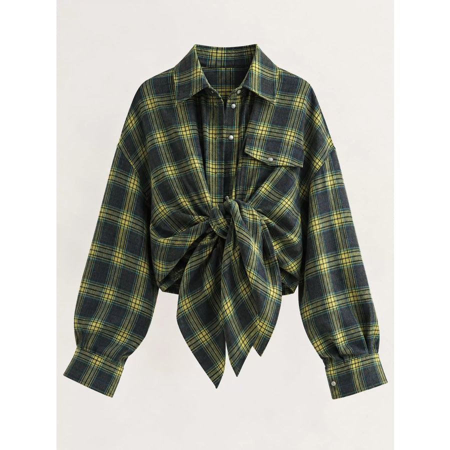 Plaid Button Up Shirt Apparel and Accessories