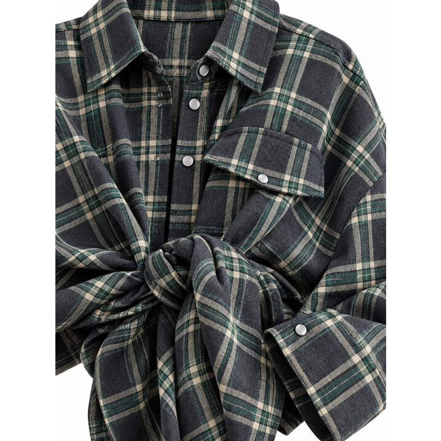 Plaid Button Up Shirt Apparel and Accessories