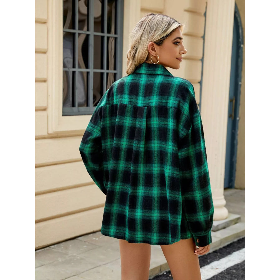 Plaid Button Up Shirt Apparel and Accessories