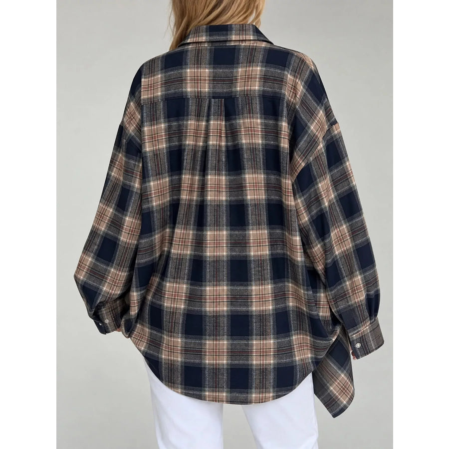 Plaid Button Up Shirt Apparel and Accessories
