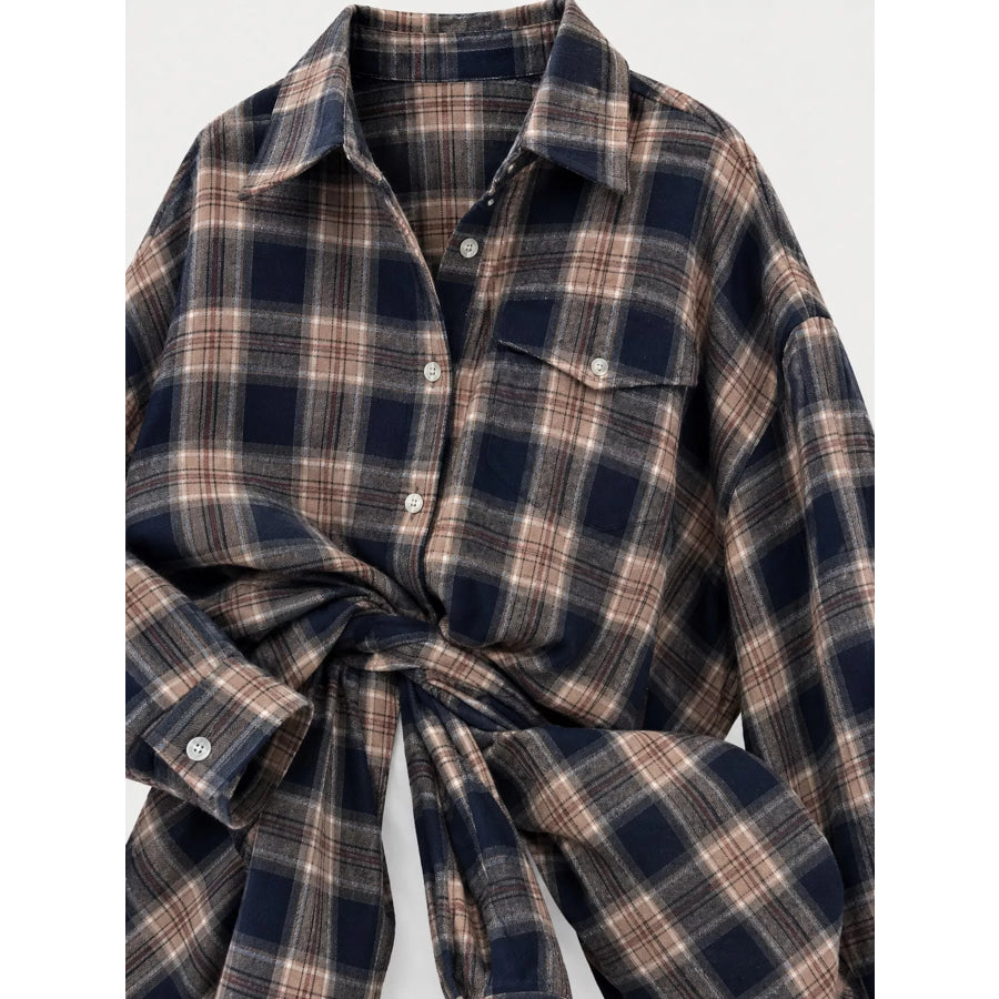 Plaid Button Up Shirt Apparel and Accessories