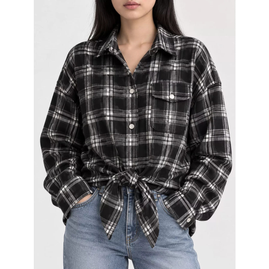 Plaid Button Up Shirt Apparel and Accessories