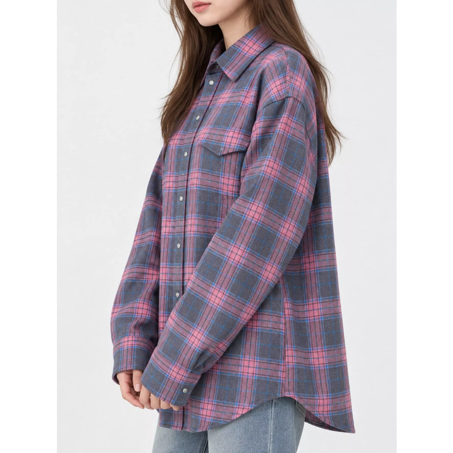 Plaid Button Up Shirt Apparel and Accessories