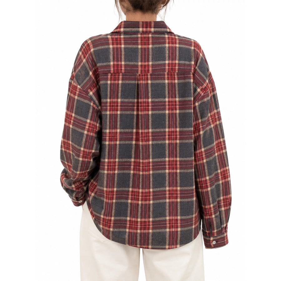 Plaid Button Up Shirt Apparel and Accessories