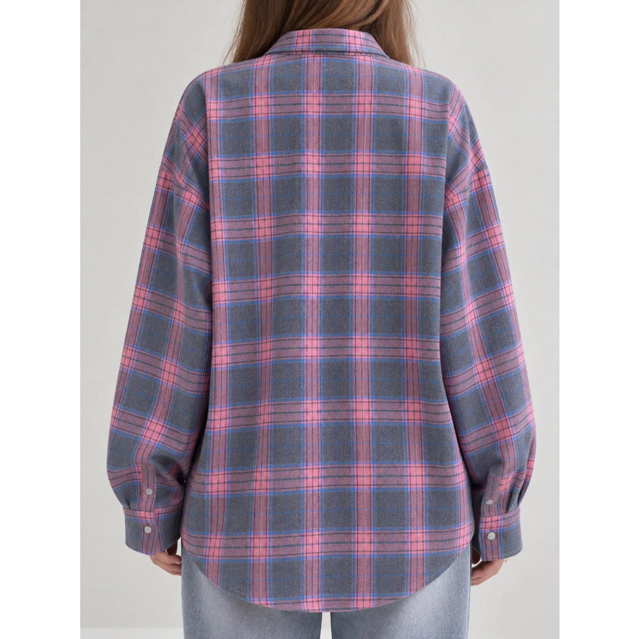 Plaid Button Up Shirt Apparel and Accessories