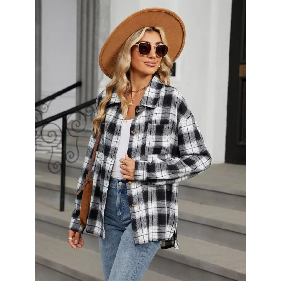 Plaid Button Up Shirt Apparel and Accessories