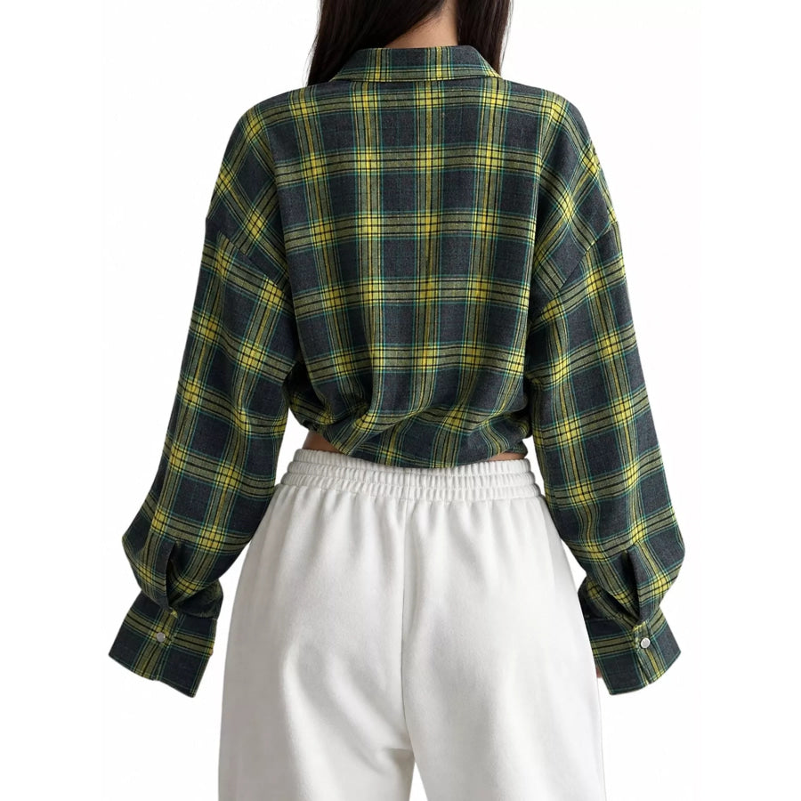 Plaid Button Up Shirt Apparel and Accessories