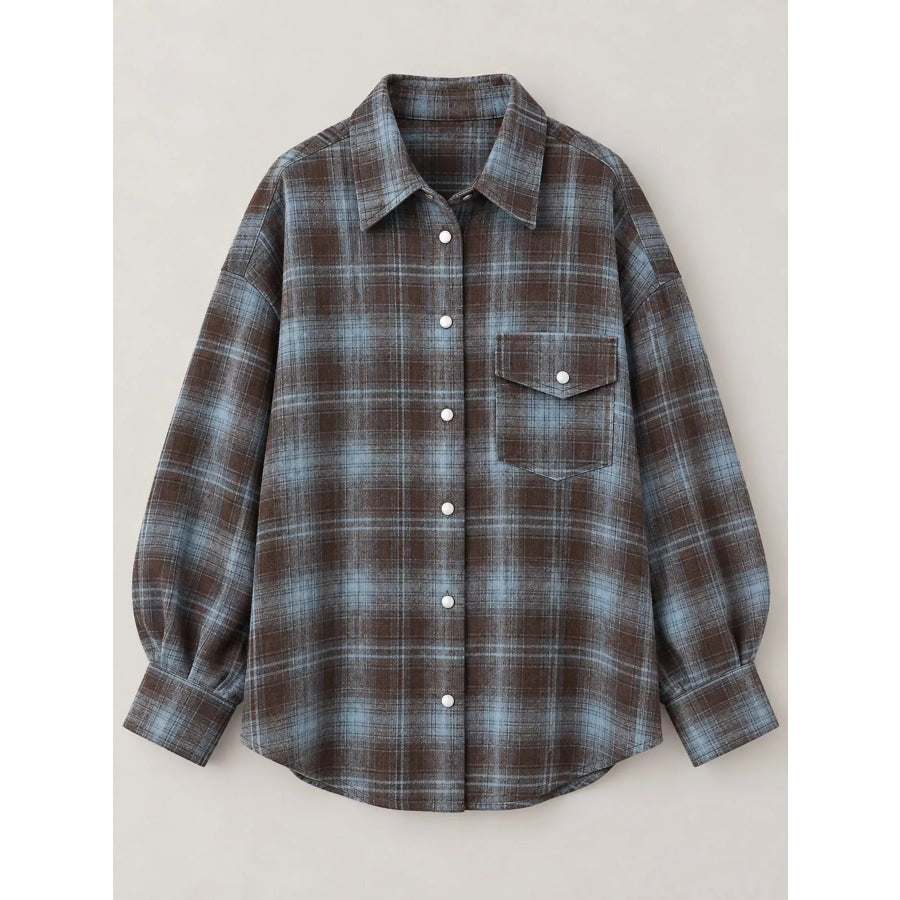 Plaid Button Up Shirt Apparel and Accessories