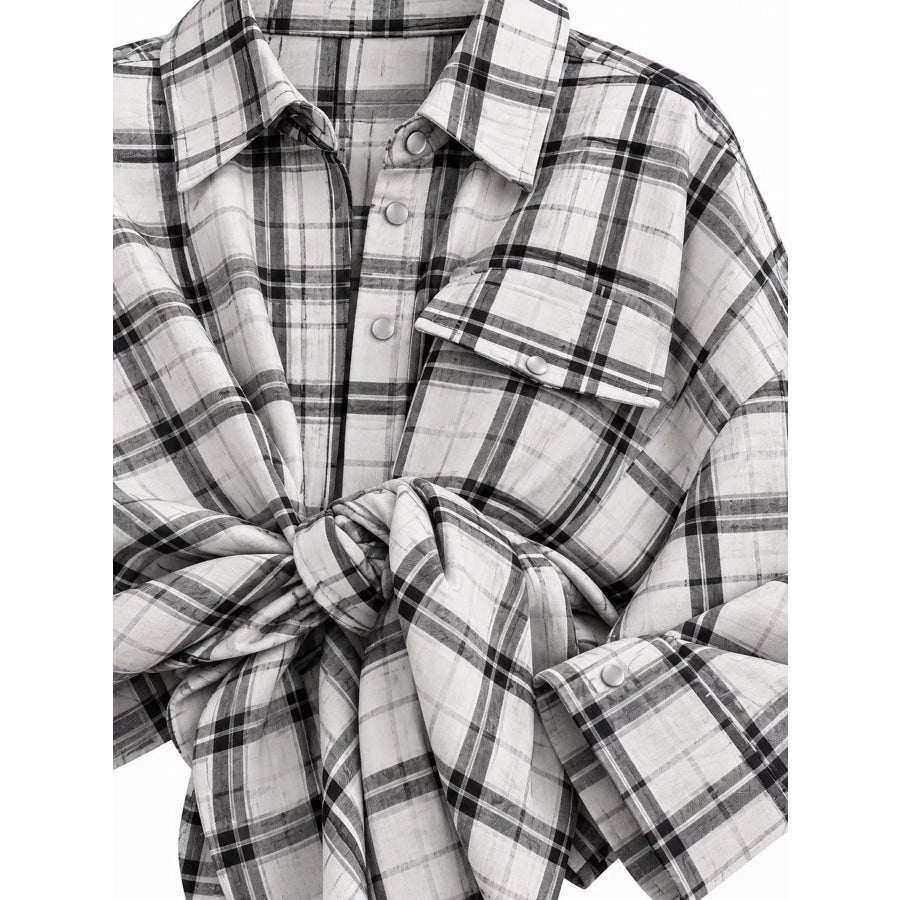 Plaid Button Up Shirt Apparel and Accessories