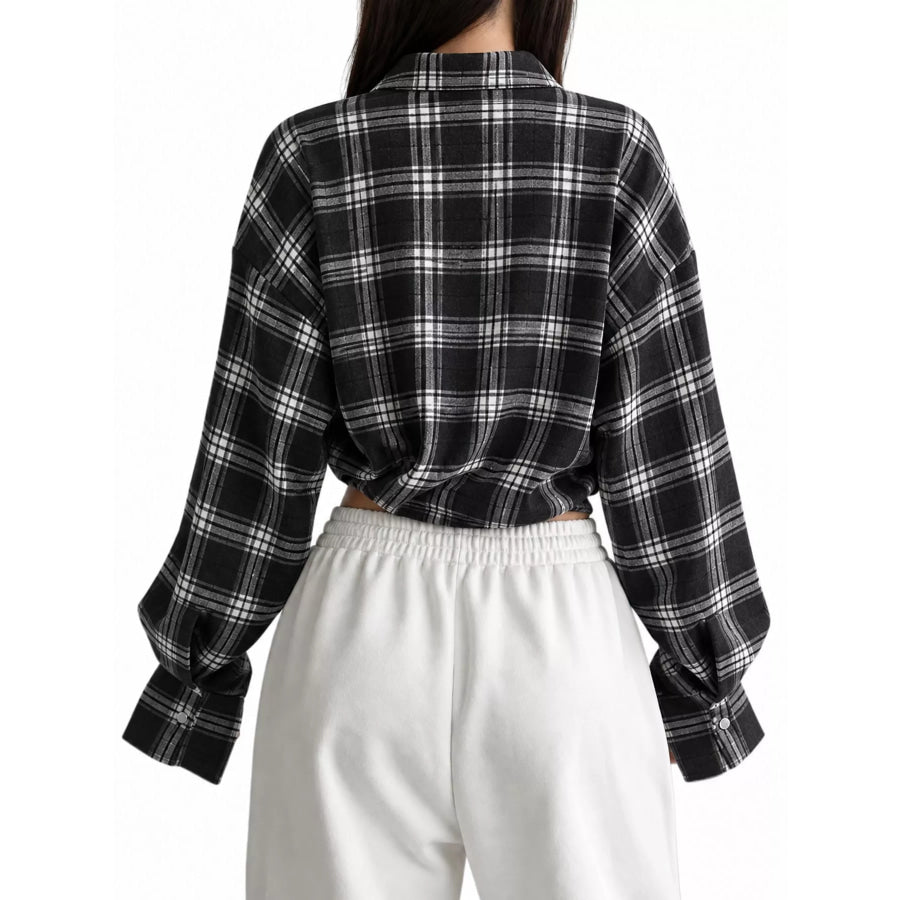 Plaid Button Up Shirt Apparel and Accessories